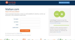 Desktop Screenshot of malban.com